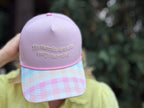 Embroidered Baseball Cap - "His Mercies..." - Lavendar